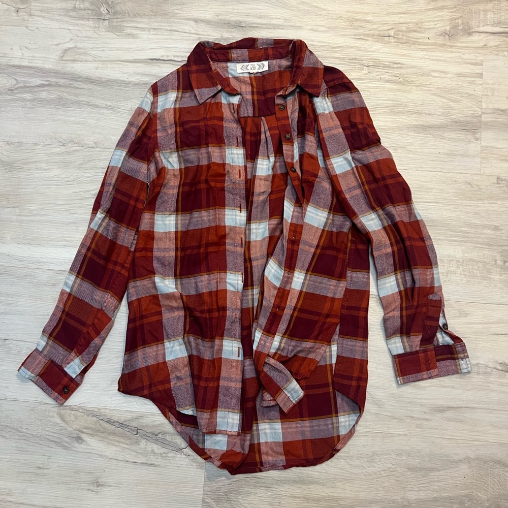 Orange and Red Flannel